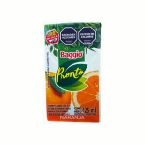 jugo baggio 125cc naranja