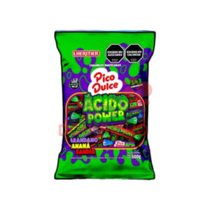 caramelos pico dulce acido power