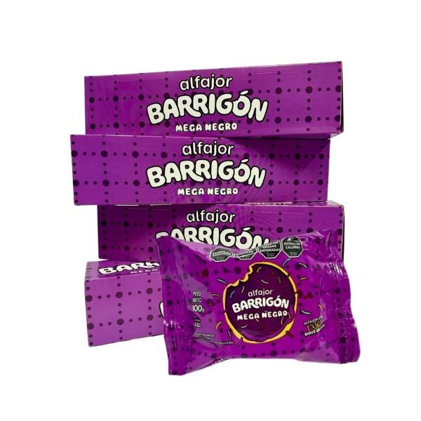 alfajor barrigón mega negro alfajor barrigón mega negro